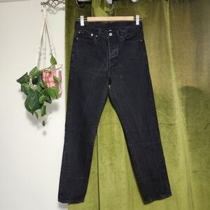 LEVIS | Black Straight Denim Pants Size 27